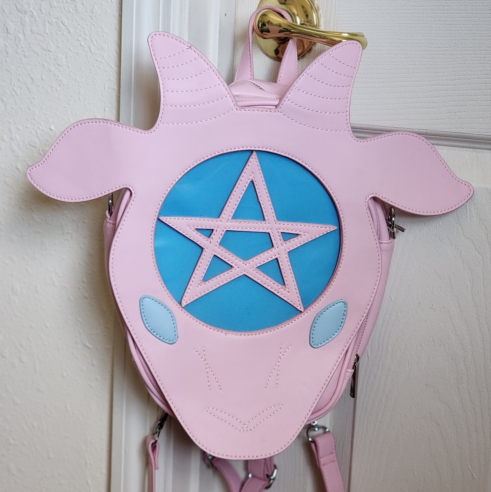 Pickety Witch Ram Pin Display Backpack
